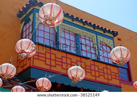 Stock image of Chinatown, Los Angeles, USA