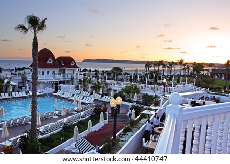 hotel del coronado logo. stock photo : Hotel del