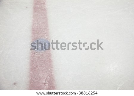 Hockey Rink Red Line