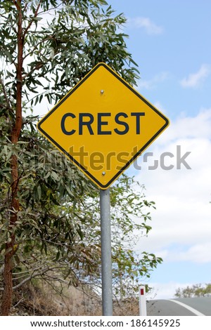 Road side Crest Sign