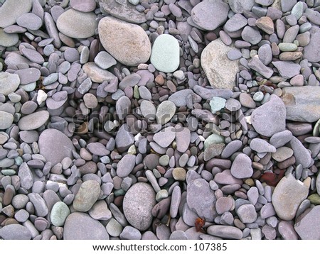 Beach gravel texture
