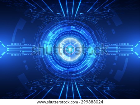 abstract vector hi speed internet technology background illustration