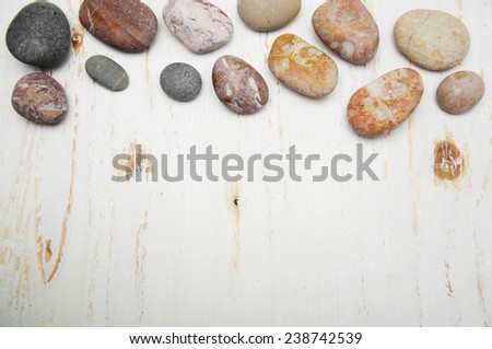 Spa background with spa natural stones