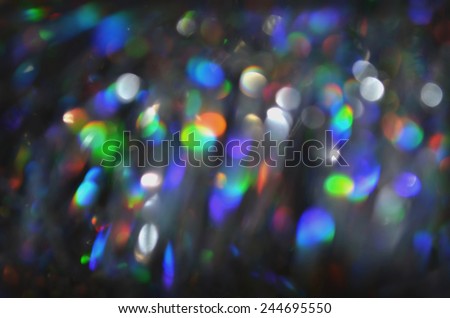 Abstract background with bokeh defocused lights and shadow. City night light blur bokeh.  Defocused background