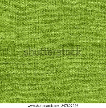 Green  fabric texture for background. Texture sack sacking country background