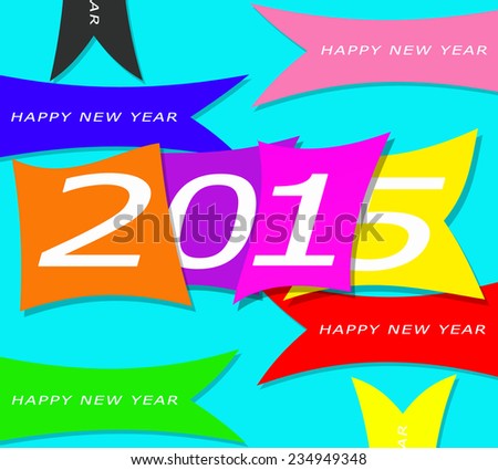 happy new year 2015 card