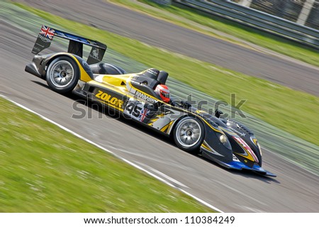 MONZA, ITALY - APRIL 27: Embassy WF01 LMP2 driven by Mario Haberfeld and Warren Hughes racing in the 1000km of Monza. April 27, 2008 in Monza, Italy