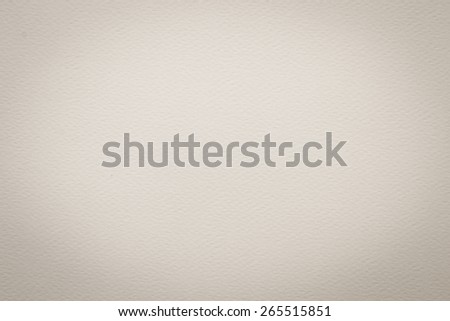 Beige tone water color paper texture: Water-colour paper texture background in light beige tone with vignette