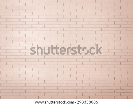 Brick wall tile texture background painted in antique red brown color tone: Tiled brick wall in light red brown tone