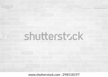Brick wall texture pattern background in natural light white color tone: Masonry brick work wall detail textured backdrop