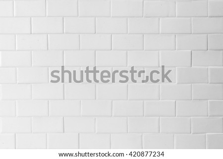 Porcelain tile texture patterned wall background light white gray beige grey color tone Grunge vintage antique old style ceramic polished brickwork tiled textured detailed finishing material backdrop