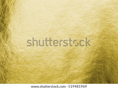 Gold foil leaf shiny wrapping paper texture background wrapping paper for wall paper decoration element