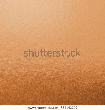 Shiny hot red copper orange brass bronze foil color glitter decorative texture paper: Bright brilliant festive metallic empty wallpaper backdrop: Tin metal material craft design decoration element