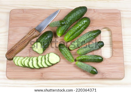 cucumber,vegetables, green, cutting, food, organic, knife, portion, board, image