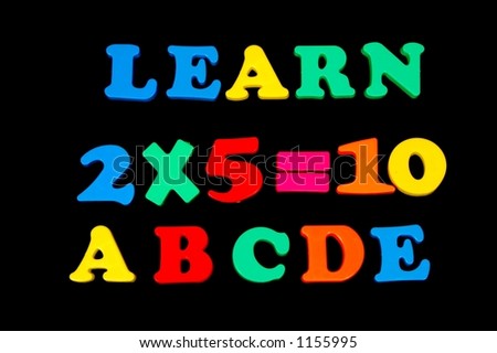 Toy Letters and Numbers - Learning