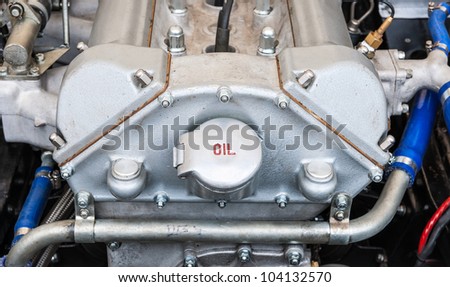 Old Timer car engine block