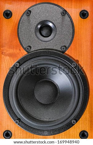 Wooden audio speaker