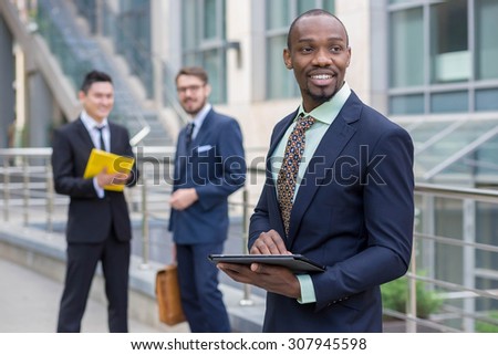 Portrait of multi ethnic  business team