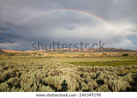 Rainbow near Dixie National Forest