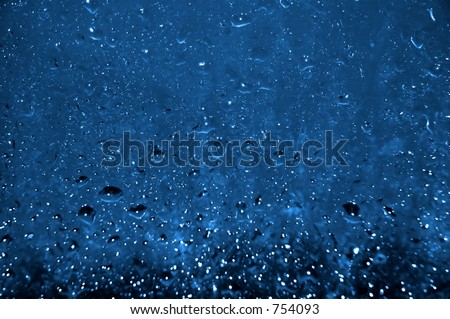 Blue rain