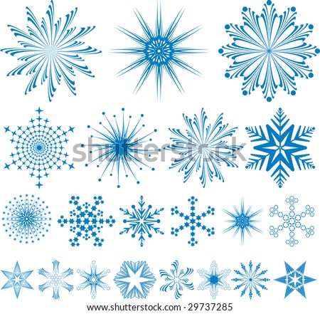 White seamless pattern from snowflakes(can be repeated and scaled in any size)