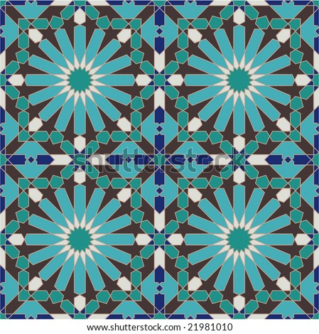 Ancient Seamless Morocco Pattern