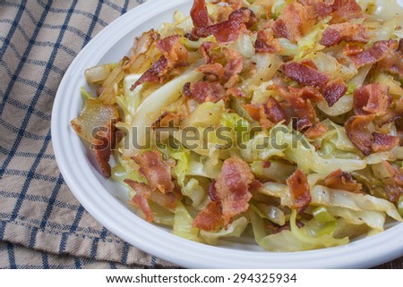 Southern Fried Cabbage with bacon