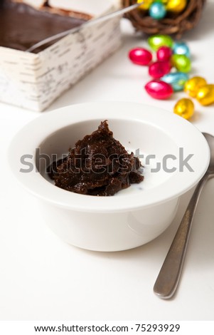 Traditional Finnish Easter Food, M?Mmi, Rye Pudding Stock Photo ...