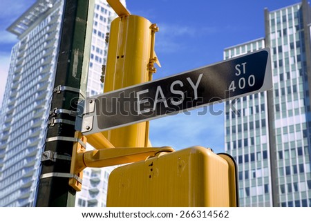 Easy Street Sign