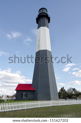 Tybee Island Light Station and Lighthouse is near Savannah, Georgia and was built in the 18th century.