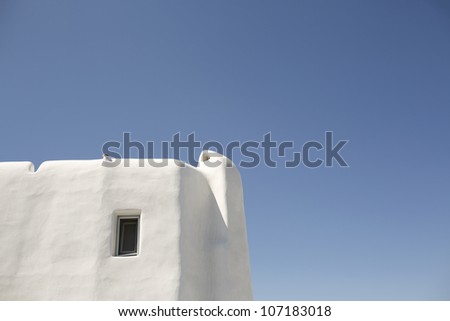 Classical Greek Architecture in Mykonos Greece