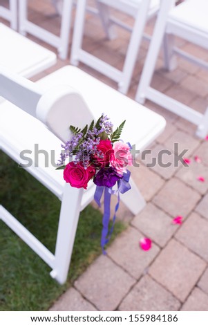 Wedding Aisle Flower Decor