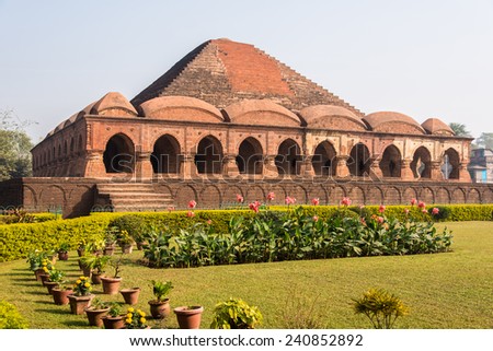 Rasmancha, a 17th century historical temple located at Bishnupur, West Bengal, India
