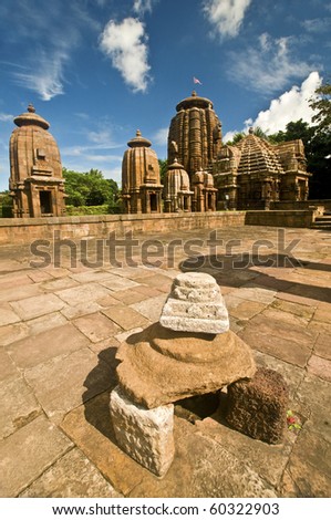 Ancient stone shrine and temples of Indian historic civilization