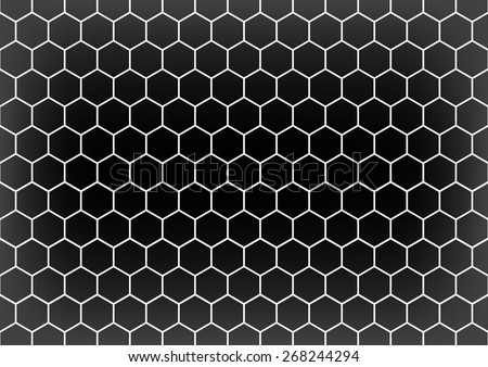 Soccer Or Football Net In Black Background, Vector Illustration    football black background