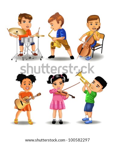 Kids Playing Instruments