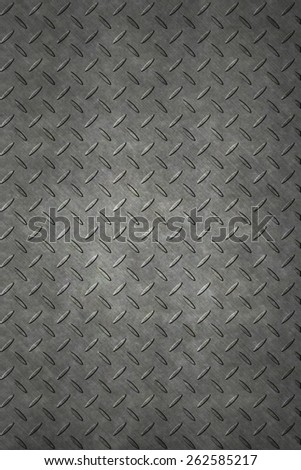 Non-slip metal floor sheet