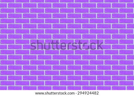 new and clean purple brick wall