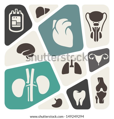 Medical and anatomy theme background Medical and anatomy theme background