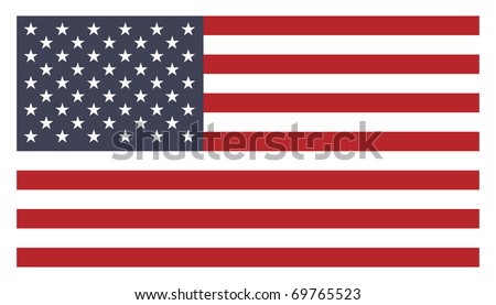 stock vector Us flag