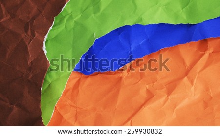 Abstract fine art with color paper background and texture