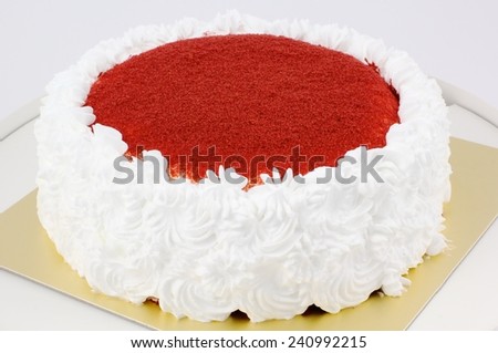 Home made cake ( Red velvet cake )