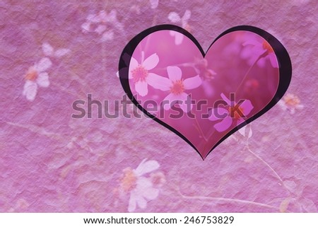 Flowers in mind, cards for Valentine\'s Day.