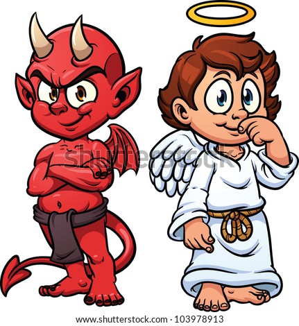 Конкурс " Бог и Дьявол ". - Страница 2 Stock-vector-cartoon-little-angel-and-devil-vector-illustration-with-simple-gradients-each-in-a-separate-layer-103978913