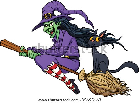 A Cartoon Witch