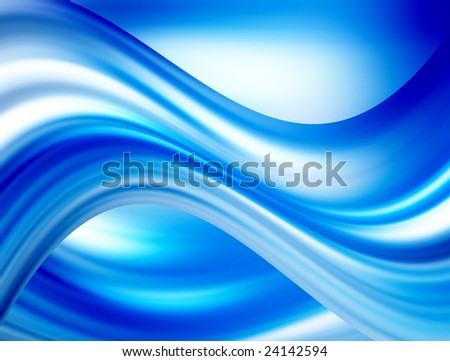 blue dynamic background, waves illustration with light effects