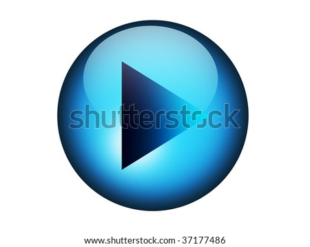 Blue Play Button