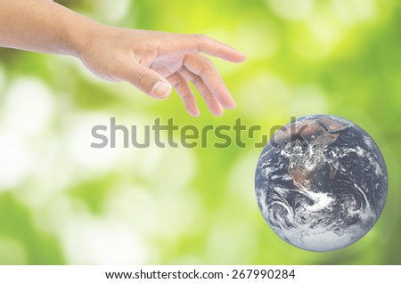 hand reaching for help wolrd