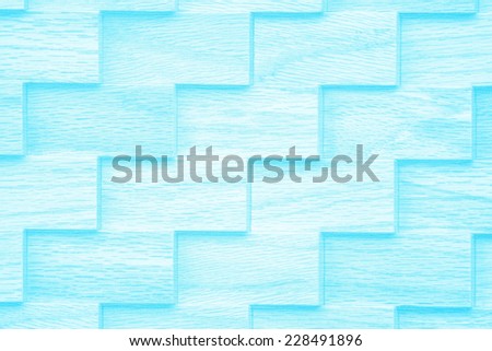 Blue wall paper with lines and element for interior design