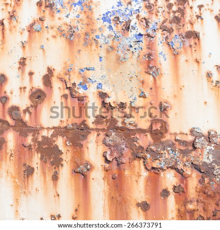 Inside the rust. Rusted Background .